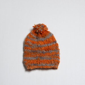 GORRO CHILOTE MATIZADO NARANJO CON GRIS