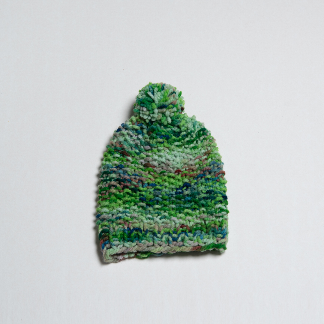 GORRO DE LANA MATIZADO VERDES