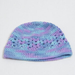 GORRO MATIZADO ROSADO Y CELESTE